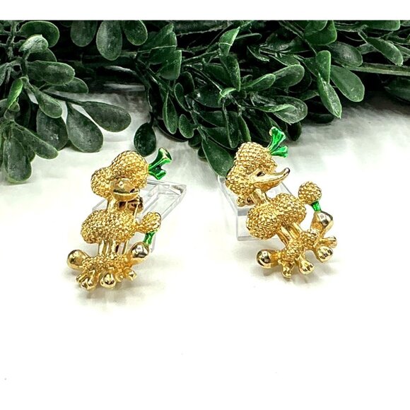 Vintage Gold-Tone Scatter Pins Poodle - Picture 2 of 6